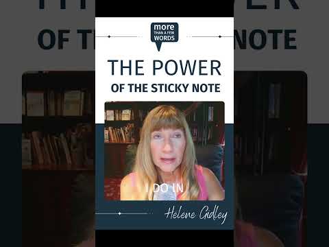 The Power of Sticky Notes #productivityhacks #selfhelp #gettingthingsdone #artofagileliving