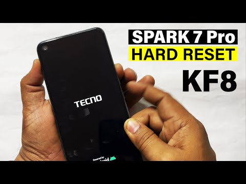 Tecno SPARK 7 Pro (KF8) - Screen Unlock or Hard Reset Easy Trick with Keys