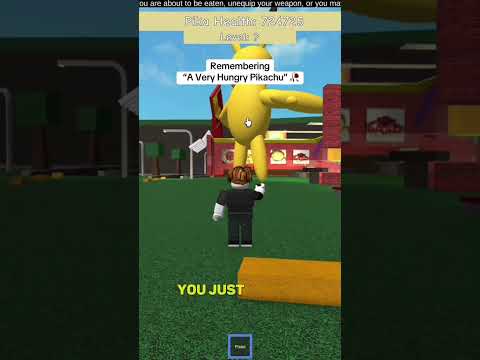 Remember A Very Hungry Pikachu?  #roblox