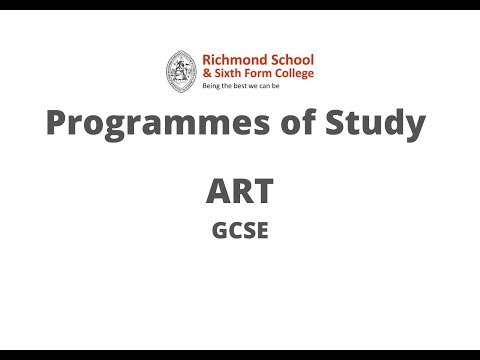 Art GCSE Subject Video