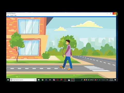walk cycle in illustrator