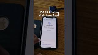 iOS 15.1 battery issue fixed 🔋#ios15.1 #apple #ios #batterylife