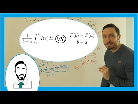 What is the difference between Average Value and Average Rate of Change? | Calculus Concept Check