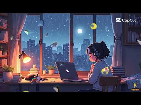 Late Night Loops 🌙 | Chill Lofi Beats with Rain & Headphone Girl