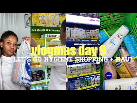 Vlogmas day 9: come hygiene shopping with me + haul 