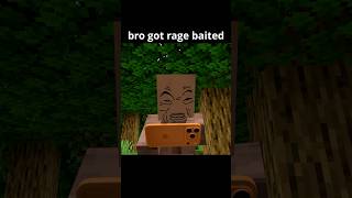 bro got rage baited #minecraft #minecraftmeme
