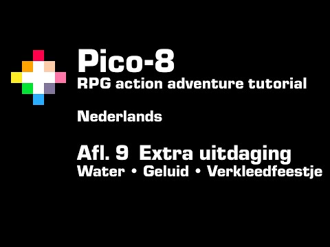 Pico 8 RPG actie avontuur programmeren - tutorial aflevering 9 - Uitdaging 1