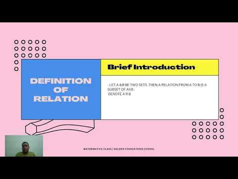 DEFINITION OF RELATION