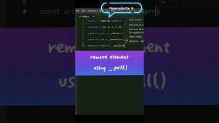 Array Operations using lodash in javascript..#trending #lodash#javascript #npm#shorts#arrays#shorts