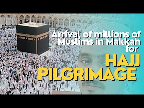 Millions of Muslims gather for Hajj in Makkah 2024||Muslims throughout the world in Makkah for Hajj