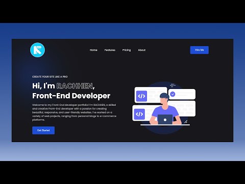 How To Make A Portfolio Website Using HTML CSS JS | step bye step tutorials  👌❤