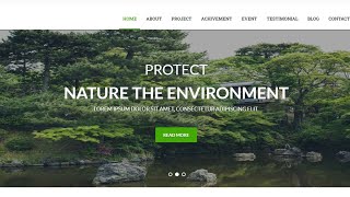 How to make a website Template in html and css | Source code