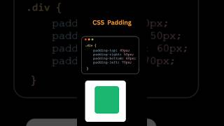 📌CSS padding explained using beautiful animation. 🔦 What is Padding? 🔦 #coding #programming