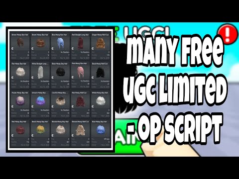 [Script #5] Many Free UGC Limited - FREE UGC OBBY Script - OP!