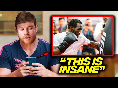 Canelo Alvarez REACTS To Terence Crawford Intense Training Video