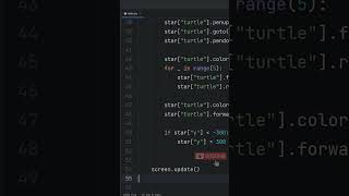 How to create graphics using Python turtle 🐍🐢 #coding