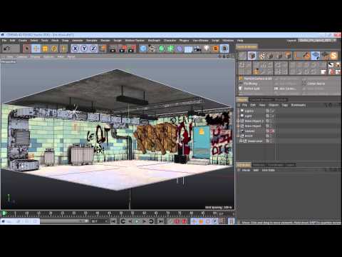 Cinema 4D Tutorial | Game Level Creation Pt.1/7 | The Modeling