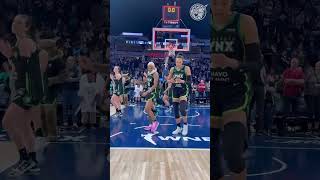 Minnesota Lynx traditional home court victory dance