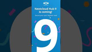 Nextcloud Hub 9 - coming Sept 14th! #nextcloud #cloud #technology