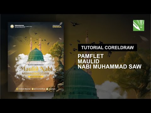 DESAIN PAMFLET MAULID - CORELDRAW