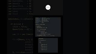 Created Stylish Animated Menu Using HTML CSS & JS | Creative UI Design
