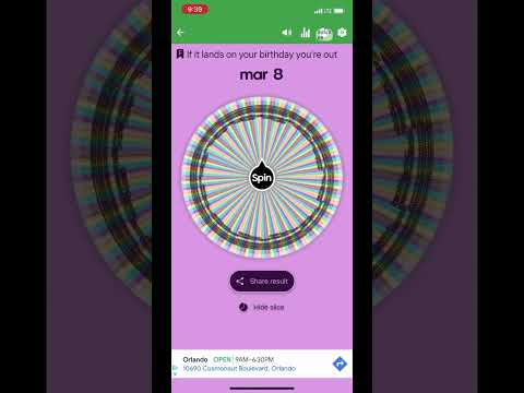 If it lands on your birthday you’re out pt.2