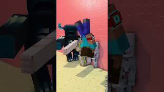 Zombie Becomes Herobrine In The Wall Challenge ⚡⌚⚡| Transform Watch