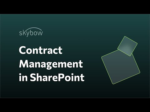 Step-by-step to your contact management solution in SharePoint
