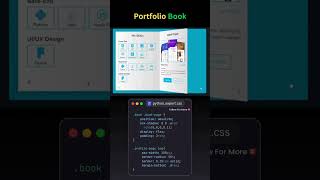 Portfolio Book Animation | Interactive Profile UI with CSS & JS #Shorts #cssanimation #portfolio