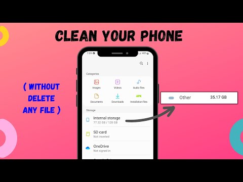clean your phone without delete any files