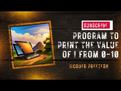 Important Question | Program To Print The Number From 0-10 In C Language Using For Loop | Print 0-10
