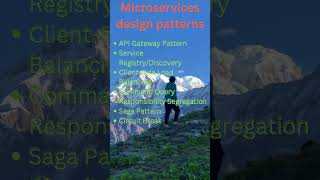 microservices design patterns #microservices