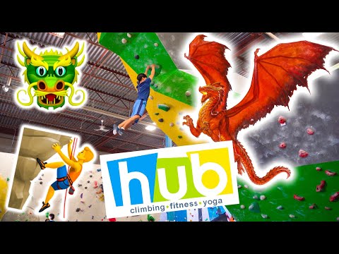 Destroying the Dragon at The Hub Rock Climbing!🐲- 4K Vlog