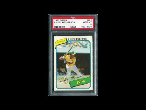 PSA Keeps Pop Controlling the Rickey Henderson Rookie Card