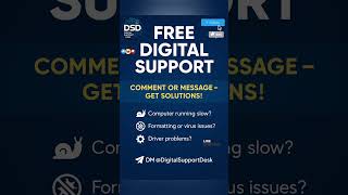 Free Digital Support 🔧 | Fix Computer & Mobile Issues at Home | @Digital_support_desk