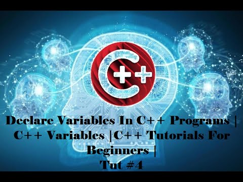 variables in c++ program | c++ variables | cpp variable | c++ tutorials for beginners | tut #4