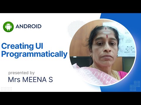 Creating the User Interface Programmatically