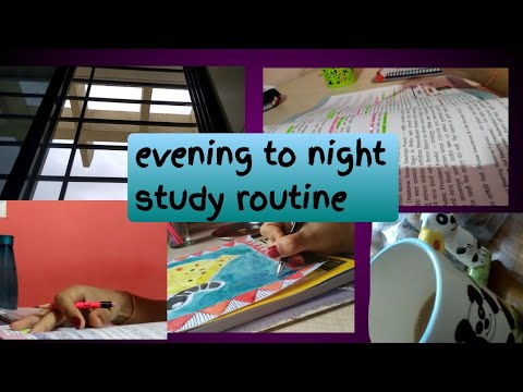 Evening to night study routine📚A day in life of CSE aspirant✨