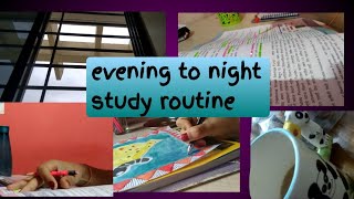 Evening to night study routine📚A day in life of CSE aspirant✨