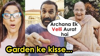 HANDSOME Parmeet Sethi Calls CUTE Wife Archana Puran Singh A Vella 😂😂