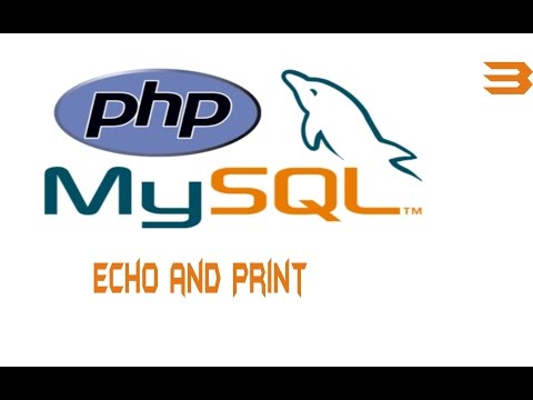 03 PHP Beginners tutorial - Echo and Print
