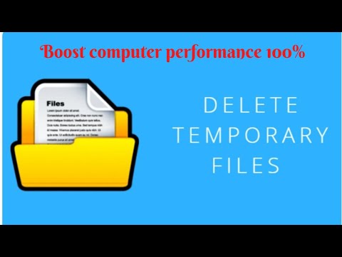 What are temp files? || 3 ways to delete temp files from computer || Clean up of Temporary file