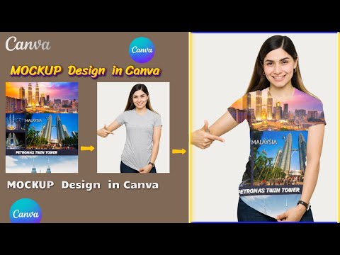 Mockup Design in Canva, Mockup app tutorial on Canva,