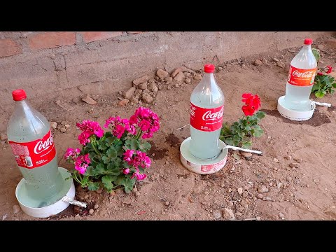 How to make a HOME AND AUTOMATIC DRIP IRRIGATION SYSTEM for Strawberries
