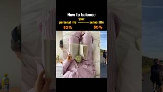 How to balance your school life & personal life?📚🫂(read comments)‼️ #studytips #studywithme #school