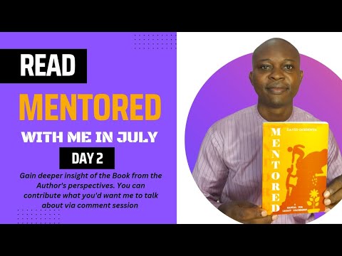 Book Review (MENTORED): Share from author's perspectives -Day 2