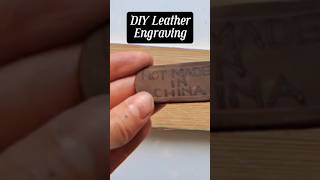 #leatherwork  #dominatricksworkshop #engraving #craft #diy #leather #craftingtutorial