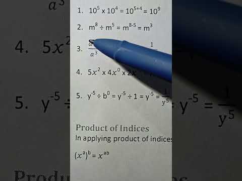 Application of The Laws of Indices. Master Indices Step-by-Step.