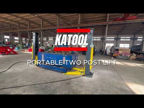 KATOOL PMRL-200 Portable 2 Post Lift Operation video(NEW)