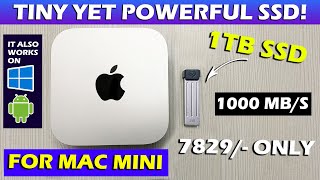 Best Affordable SSD for Mac Mini M4 | 1000MB/s | Faster Video Editing!